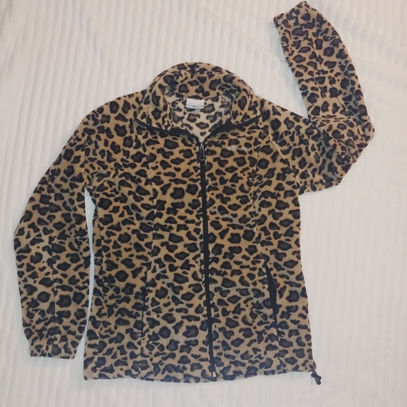 Columbia Leopard Cheetah Print Fleece 